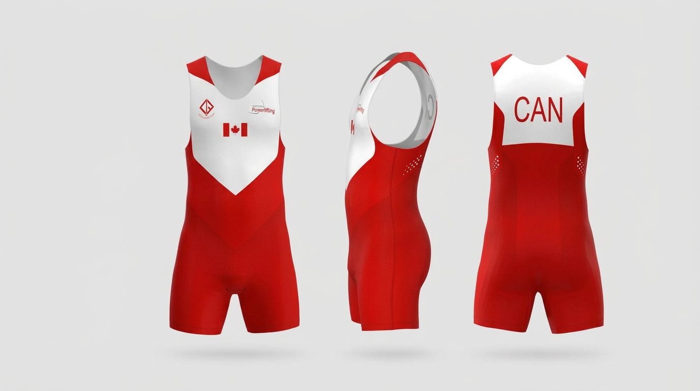 Canada Red Lifting Suit